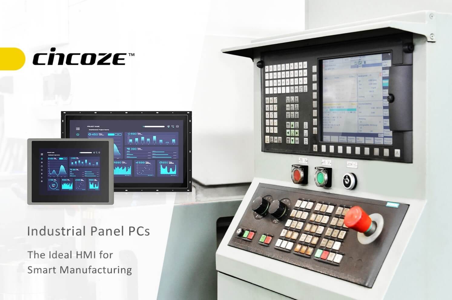 Cincinnati Industrial Tablet PC fully meets the HMI application of smart manufacturing sites