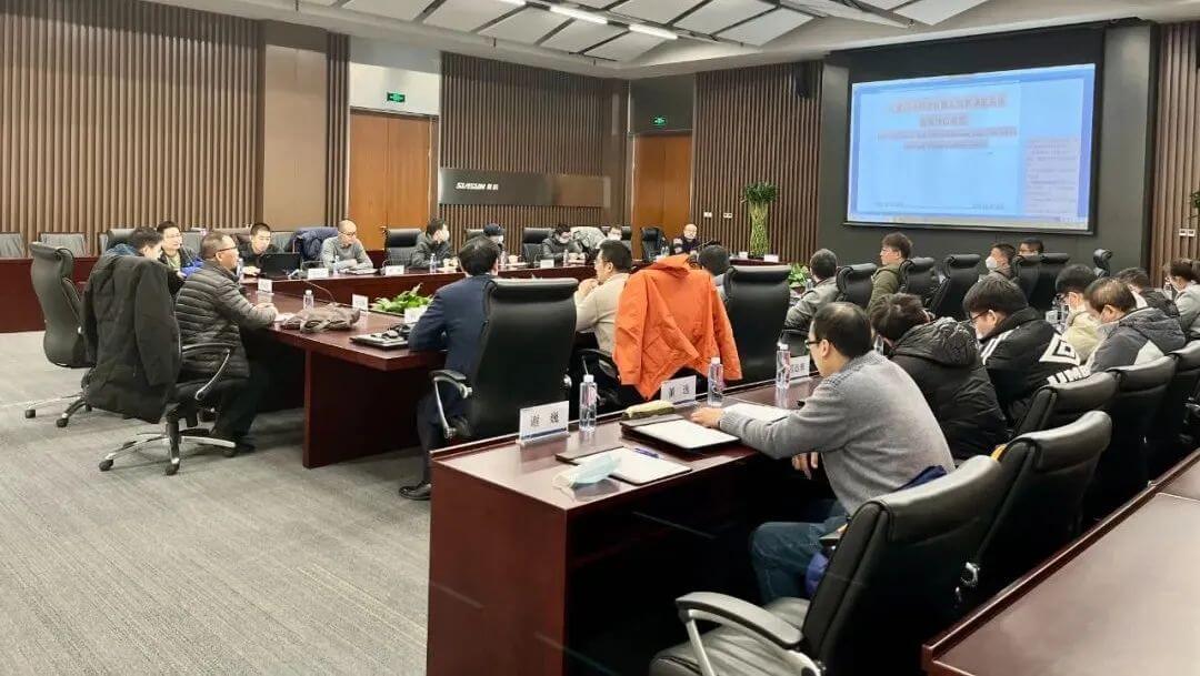 The review meeting for the final draft of the group standard &#8220;Interface Specification for Industrial Application Mobile Robots and their Dispatch System Data&#8221; was held in SIASUN